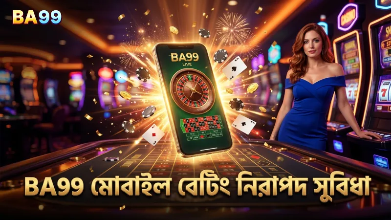 BA99 প্ল্যাটফর্মে মোবাইল থেকে বেটিং সুবিধা ও নিরাপত্তা