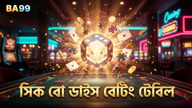 সিক বো ডাইস বেটিং টেবিলের বিস্তারিত গঠন