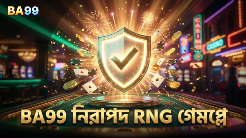 BA99 প্ল্যাটফর্মে নিরাপদ এবং নিরপেক্ষ RNG সার্টিফাইড গেমপ্লে।