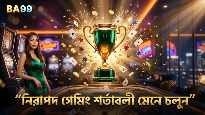 নিরাপদ ও দায়িত্বশীল গেমিং নিশ্চিত করতে শর্তাবলী মেনে চলুন